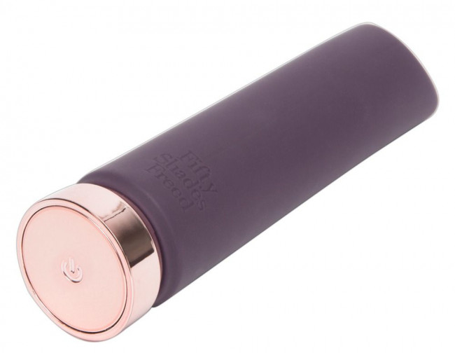 Фиолетовый мини-вибромассажёр Crazy For You Rechargeable Bullet Vibrator, Fifty Shades of Grey