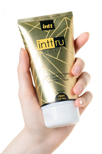 Массажный гель Gold с цветочным ароматом - 150 мл., INTT