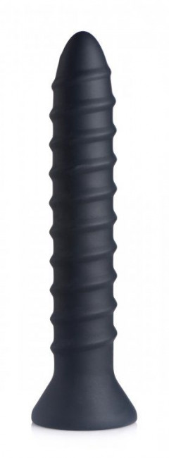 Черный спиралевидный вибромассажер Power Screw 10X Spiral Silicone Vibrator - 20,3 см. Черный спиралевидный вибромассажер Power Screw 10X Spiral Silicone Vibrator - 20,3 см.