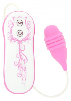 Розовый силиконовый стимулятор VIBE THERAPY DEDUCE , Vibe Therapy