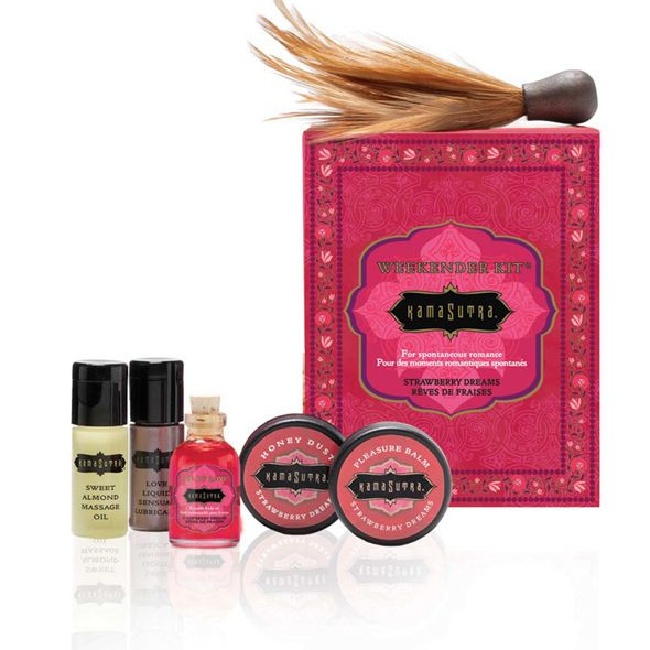 Подарочный набор KamaSutra Weekender Kit Strawberry, Kama Sutra Подарочный набор KamaSutra Weekender Kit Strawberry, Kama Sutra