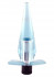 Голубая анальная пробка с вибрацией SUPER COMPACT VIBRATING BUTTPLUG - 10 см., Seven Creations