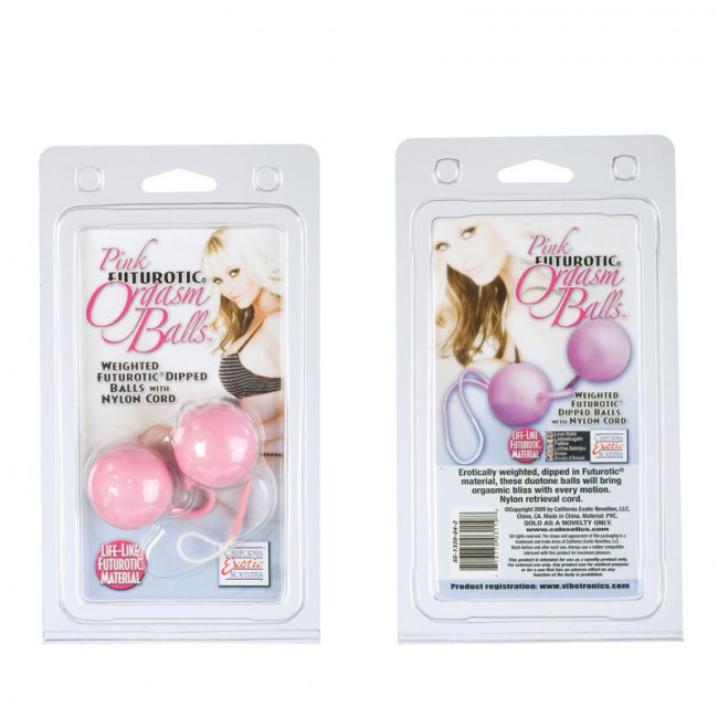 Вагинальные шарики Pink Futurotic Orgasm Balls, California Exotic Novelties Вагинальные шарики Pink Futurotic Orgasm Balls, California Exotic Novelties