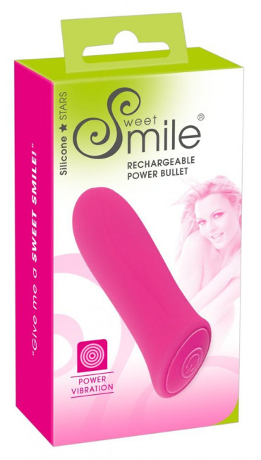 Розовый мини-вибромассажер Rechargeable Power - 8,5 см., Orion