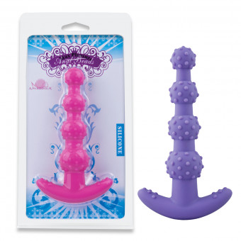 Фиолетовый анальный стимулятор MaxPleasure Anal Beads, Howells