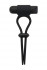 Черное вибролассо на пенис ADJUSTABLE COCKRING Черное вибролассо на пенис ADJUSTABLE COCKRING