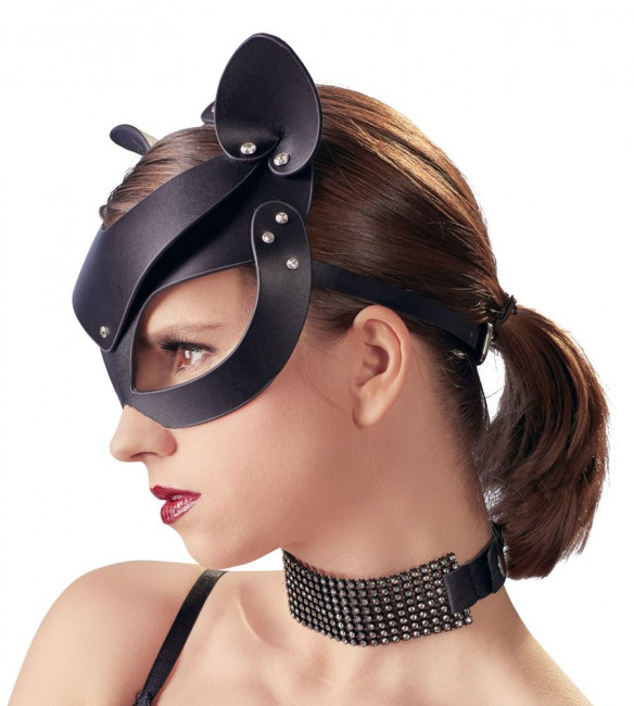 Маска на глаза с ушками Cat Mask Rhinestones, Orion