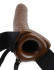 Коричневый полый страпон на ремне 8" Hollow Strap-On - 20,5 см. Коричневый полый страпон на ремне 8" Hollow Strap-On - 20,5 см.