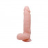 Телесный фаллоимитатор с присоской Super Dildo - 21 см. Телесный фаллоимитатор с присоской Super Dildo - 21 см.