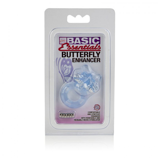 Эрекционное кольцо-бабочка Basic Essentials Butterfly Enhancer, California Exotic Novelties