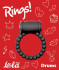 Чёрное эрекционное кольцо Rings Drums, Lola toys Чёрное эрекционное кольцо Rings Drums, Lola toys