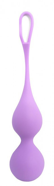 Фиолетовые вагинальные шарики LAYLA PEONIA, Seven Creations