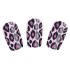 Набор лаковых полосок для ногтей Фиолетовый леопард Nail Foil, Erotic Fantasy