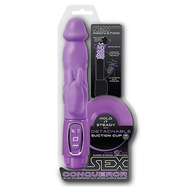 Фиолетовый реалистичный вибратор SEX CONQUEROR SPIRAL MOTION DUO VIBE - 21 см., NMC Фиолетовый реалистичный вибратор SEX CONQUEROR SPIRAL MOTION DUO VIBE - 21 см., NMC