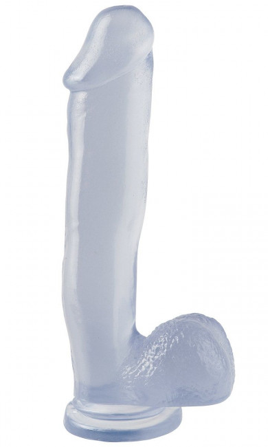 Прозрачный фаллоимитатор на присоске 12" Dong with Suction Cup - 29,8 см., Pipedream