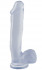 Прозрачный фаллоимитатор на присоске 12" Dong with Suction Cup - 29,8 см., Pipedream