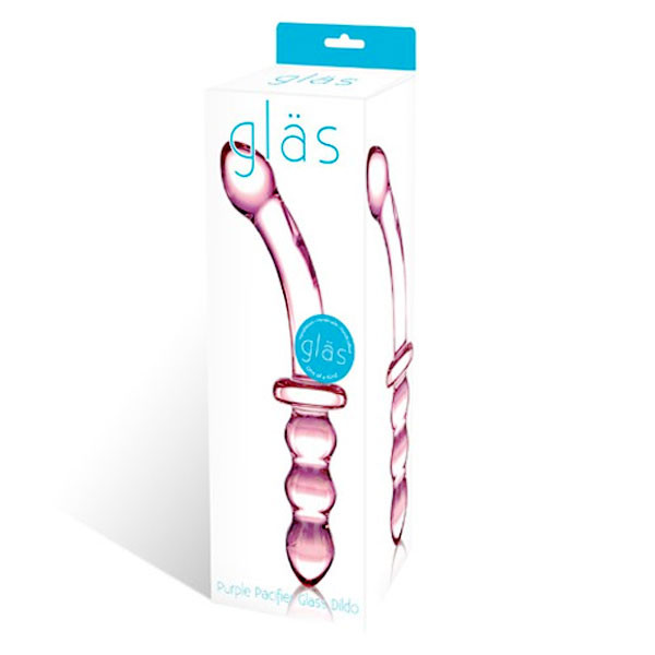 Анально-вагинальный фаллос из стекла Purple Pacifier, 20 см, Glas Анально-вагинальный фаллос из стекла Purple Pacifier, 20 см, Glas