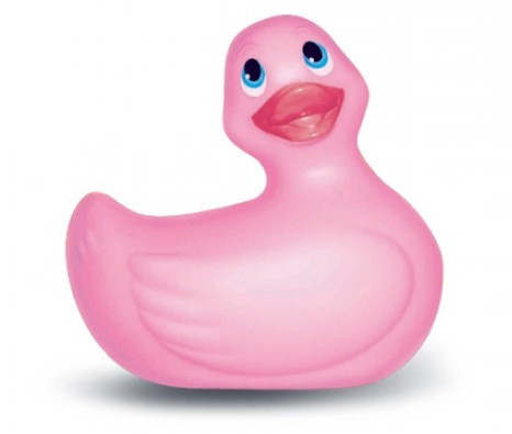 Розовый вибратор-уточка I Rub My Duckie, Big Teaze Toys