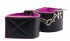 Чёрно-розовые двусторонние оковы на ноги Reversible Ankle Cuffs, Shots Media BV Чёрно-розовые двусторонние оковы на ноги Reversible Ankle Cuffs, Shots Media BV
