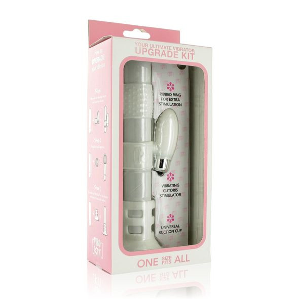 Набор белых насадок на вибратор Vibrator Upgrade Kit, VIBOKIT Набор белых насадок на вибратор Vibrator Upgrade Kit, VIBOKIT