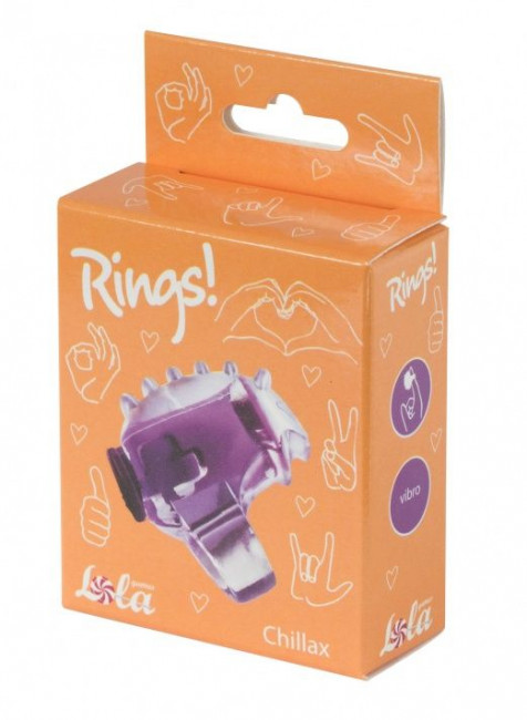 Фиолетовая насадка на палец Rings Chillax, Lola toys