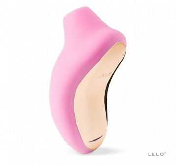 Нежно-розовый клиторальный звуковой массажер Sona, Lelo