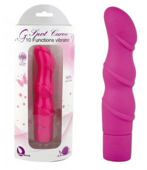 Фиолетовый рельефный вибратор G Spot Curve, Howells
