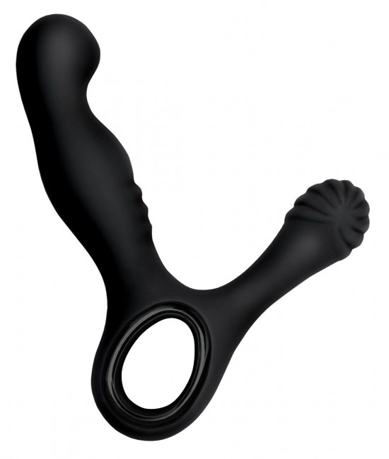 Чёрный стимулятор простаты с вибрацией Revive Prostate Massager, NS Novelties