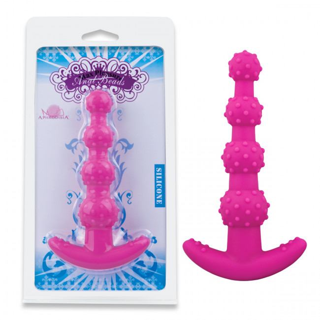 Розовый анальный стимулятор MaxPleasure Anal Beads , Howells Розовый анальный стимулятор MaxPleasure Anal Beads , Howells