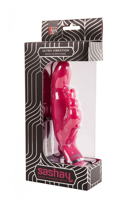 Розовый вибратор SASHAY VIBRATOR BUNNY I - 18 см., Dream Toys