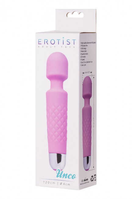 Розовый жезловый вибратор Erotist UNCO, Erotist Розовый жезловый вибратор Erotist UNCO, Erotist