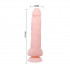 Телесный фаллоимитатор на присоске Super Dildo - 21,5 см.