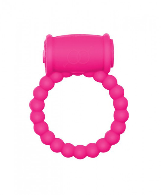 Розовое эрекционное кольцо Rings Drums, Lola toys