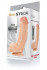 Вибратор RealStick #121 телесный длиной - 19 см., ToyFa Вибратор RealStick #121 телесный длиной - 19 см., ToyFa