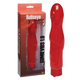 Красный вибромассажёр Bullseye - 16,5 см., Dream Toys