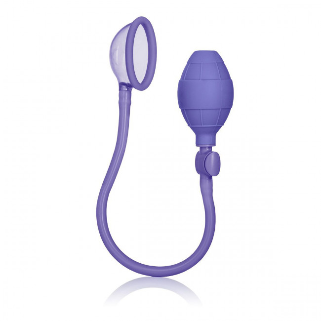Фиолетовая помпа для клитора Mini Silicone Clitoral Pump , California Exotic Novelties