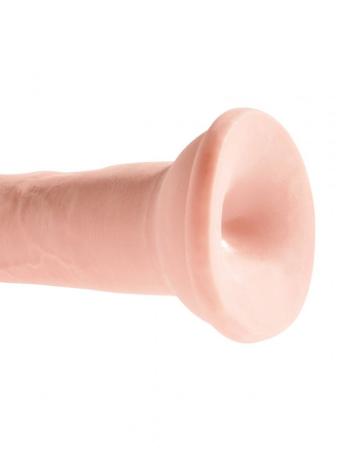 Телесный фаллоимитатор на присоске 8" Triple Density Cock - 24,1 см.