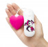 Розовый клиторальный вибростимулятор-сердечко SILICONE PINK HEART CLITORAL VIBRATOR, Tokidoki