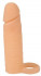 Насадка на фаллос с кольцом для мошонки - 16 см., Bior toys