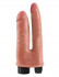 Двойной телесный вибратор со съемной присоской Double Vibrating Double Penetrator - 20,3 см., Pipedream