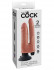 Двойной телесный вибратор со съемной присоской Double Vibrating Double Penetrator - 20,3 см., Pipedream