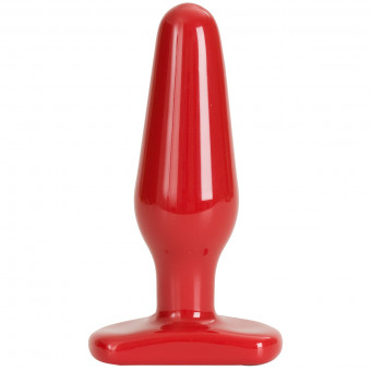 Красная пробка среднего размера Red Boy Medium 5.5" Butt Plug - 14 см., Doc Johnson