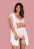 Изящный коротенький пеньюар Girlly Изящный коротенький пеньюар Girlly