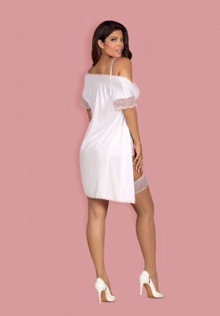 Изящный коротенький пеньюар Girlly Изящный коротенький пеньюар Girlly