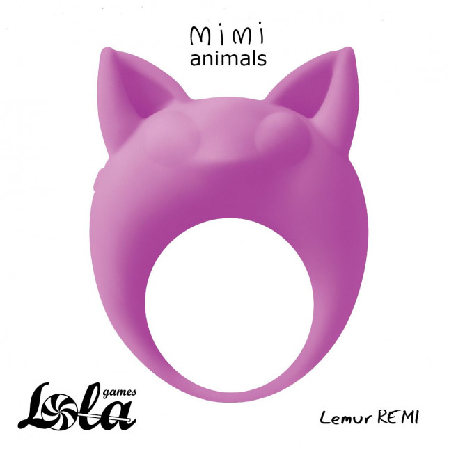 Фиолетовое эрекционное кольцо Lemur Remi Фиолетовое эрекционное кольцо Lemur Remi