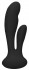 Черный вибратор G-Spot and Clitoral Vibrator Flair - 17,5 см., Shots Media BV