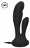 Черный вибратор G-Spot and Clitoral Vibrator Flair - 17,5 см., Shots Media BV