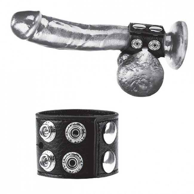 Ремень на член и мошонку 1.5" Cock Ring With Ball Strap, BlueLine Ремень на член и мошонку 1.5" Cock Ring With Ball Strap, BlueLine