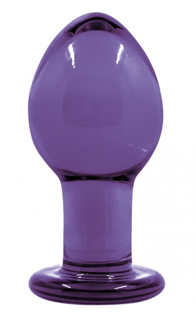 Средняя фиолетовая стеклянная анальная пробка CRYSTAL PLUG , NS Novelties