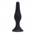 Крупная чёрная анальная пробка из силикона ANAL BOTTLE PLUG SILICONE EXTRALARGE - 15,5 см., Toyz4lovers